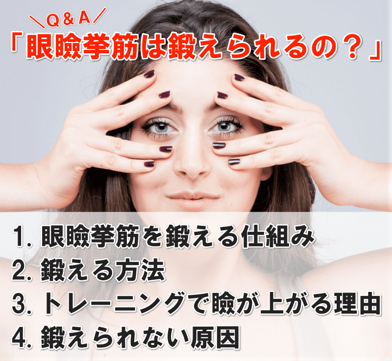 眼瞼挙筋 鍛える